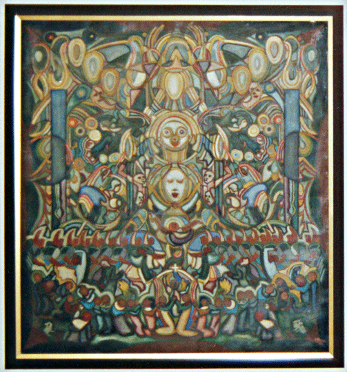 Apoteosa spiritualismu, 1921, olej na pltn, Regionln muzeum a galerie v Jin