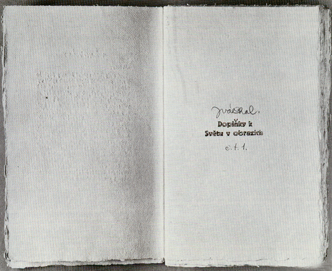 Orbis pictus, autorsk kniha, 1932, Regionln muzeum a galerie v Jin