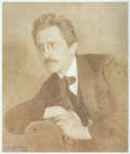 Portrt Josefa Vchala, 1913, foto Frantiek Drtikol, KNM Praha, reprofoto archiv M. ejn