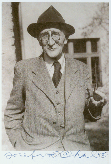 Josef Vchal ve Studeanech v roce 1947, foto R. Klinkovsk, reprofoto archiv M. ejn