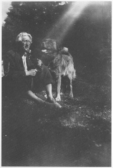 Josef Vchal s Tarzanem v Bullech na Slovensku, 1930, foto archiv M. ejn