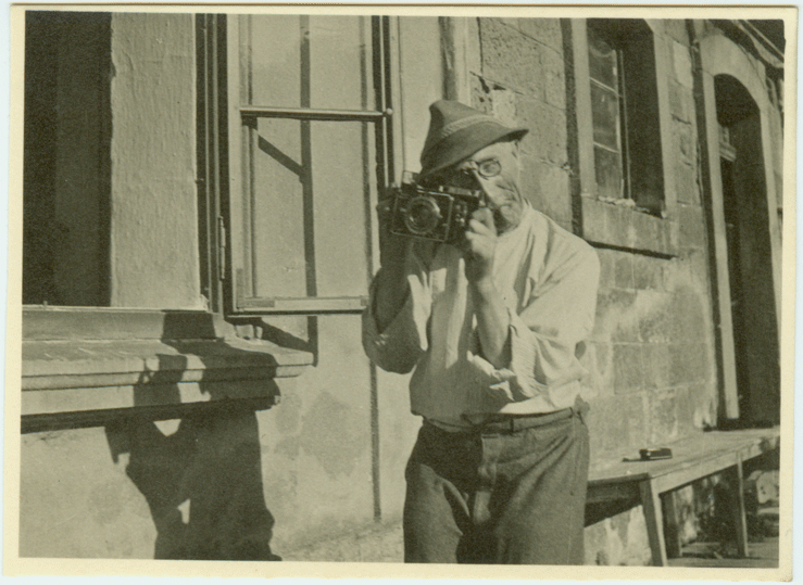 Josef Vchal se svoj Makinou, kolem 1950, foto archiv M. ejn
