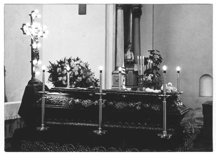 Z pohbu J. Vchala, 1969, foto Josef Knopp, sbrka Regionlnho muzea a galerie v Jin