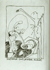 Duch pernke, do 1912, kresba perem, soust rukopisn "revue" Musrus, PNP Praha