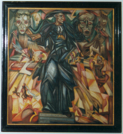 A. Koni, 1921, olej na pltn, Regionln muzeum a galerie v Jin