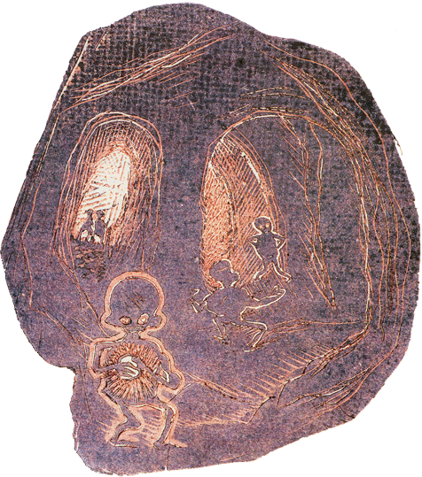 Ilustrace z blovy zahrdky, 1924, barevn devoez
