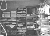 Pracovna J. Vchala 5.5.1969, foto Josef Knopp, sbrka Regionlnho muzea a galerie v Jin