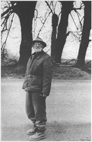 Josef Vchal po zim ve Studeanech, 1967, foto Markta Luskaov, reprofoto archiv M. ejn