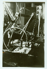 Josef Vchal ve svm vrovickm ateliru, 1934, reprofoto archiv M. ejn